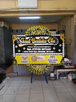 Papan Bunga di Pamongan Guntur