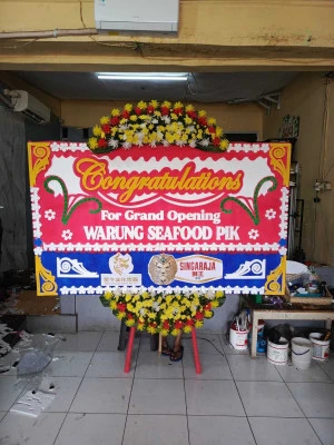 Papan Bunga di Pamongan Guntur