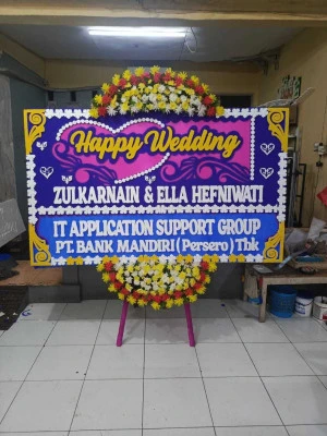 Papan Bunga di Pamongan Guntur